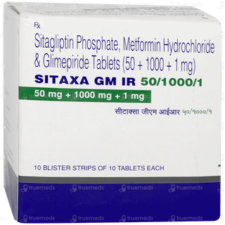 Sitaxa GM Ir 50/1000/1 Tablet 10