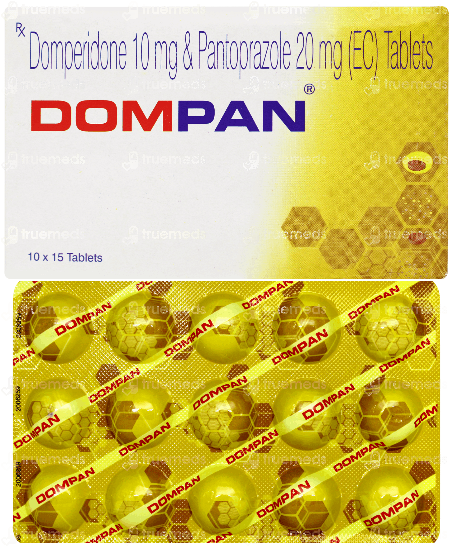 Dompan Tablet 15 - Uses, Side Effects, Dosage, Price | Truemeds