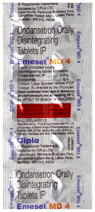Emeset Md 4 Tablet 10