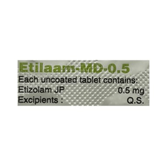Etilaam 0.5 MG Tablet Md 10