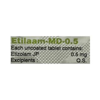 Etilaam 0.5 MG Tablet Md 10