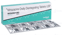 Mizadep 15 Mg Tablet Md 10