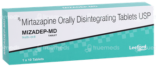 Mizadep 15 Mg Tablet Md 10