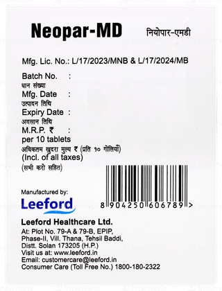 Neopar Md Tablet 10
