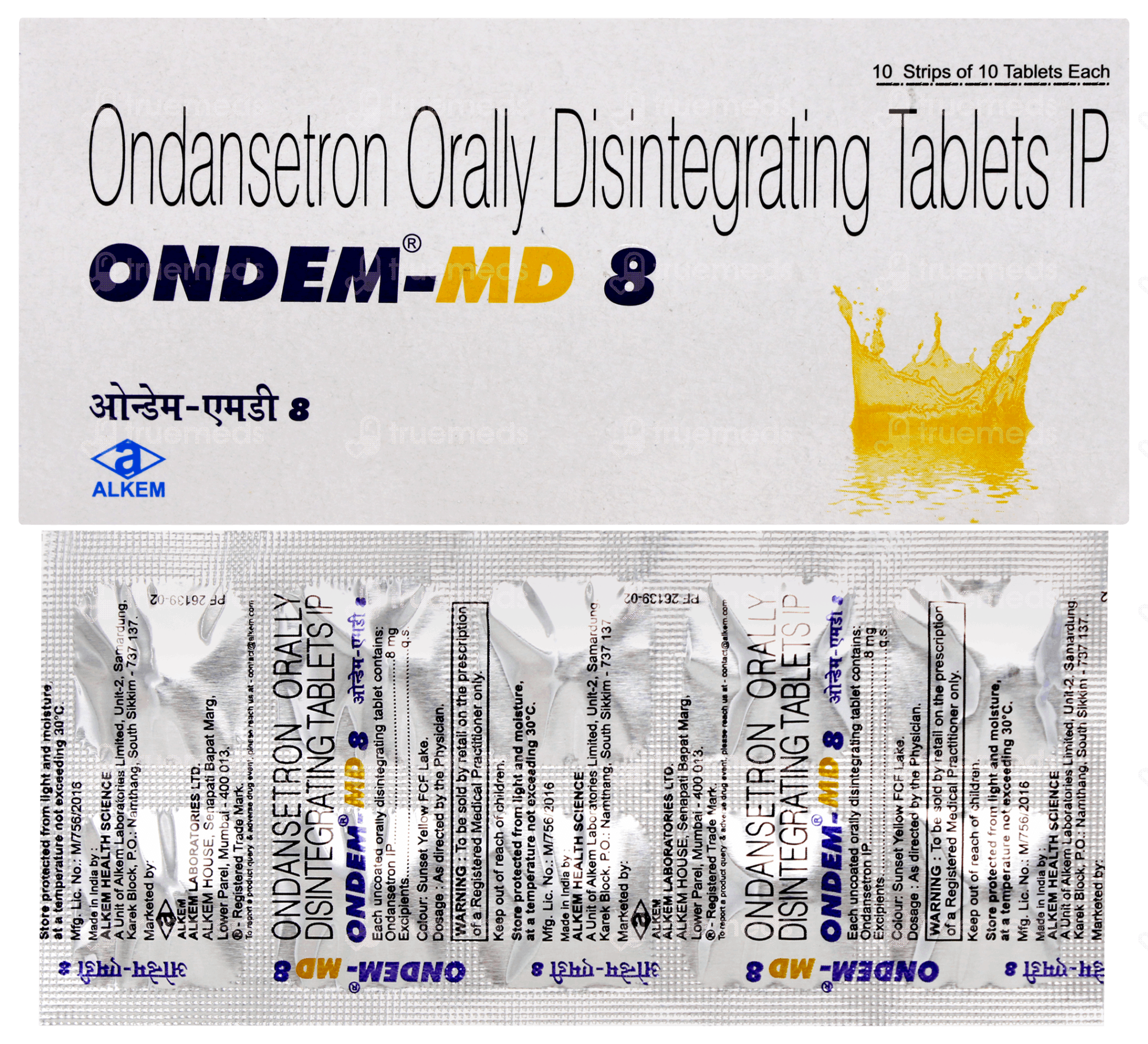 Ondem Md 8 Tablet – Control Nausea & Vomiting from Medical Treatments