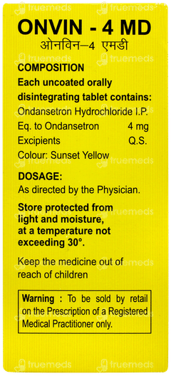 Onvin 4 Md Tablet 10