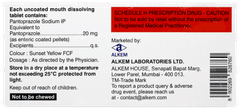 Pan Md 20 MG Tablet Md 10