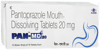 Pan Md 20 MG Tablet Md 10