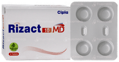 Rizact 10 Md Peppermint Flavour Tablet 4