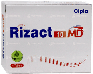 Rizact 10 Md Peppermint Flavour Tablet 4