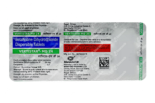 Vertistar Md 24 MG Tablet 10