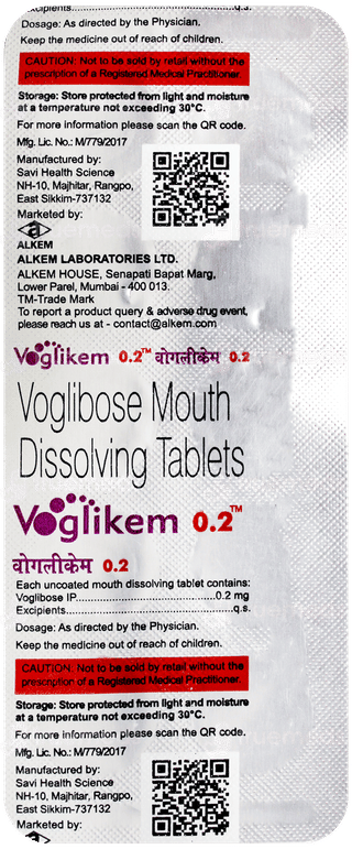 Voglikem 0.2 Tablet 10