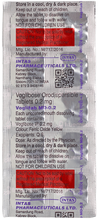 Voglitab Md 0.2 Tablet 10