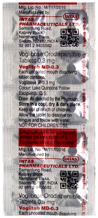 Voglitab Md 0.3 Tablet 10