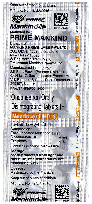 Vomiover Md 4 Tablet 10