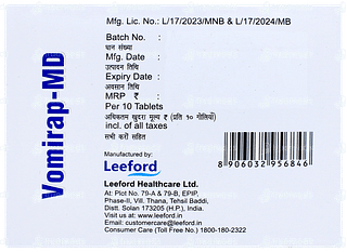 Vomirap Md Tablet 10