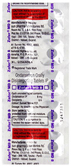 Zofer Md 8 Tablet 10