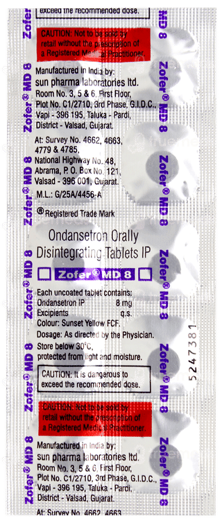 Zofer Md 8 Tablet 10