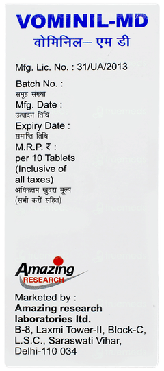 Vominil Md Tablet 10