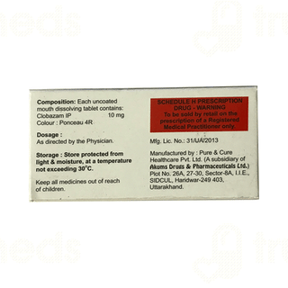 Adclobaz 10 MG Tablet Md 10
