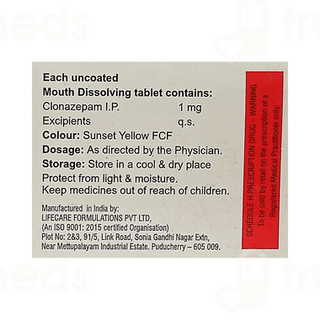 Afd Clona 1 MG Tablet Md 10