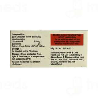 Adclobaz 2.5 MG Tablet Md 10