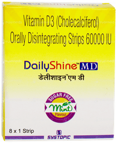Dailyshine Md Mint Flavour Sugar Free Disintegrating Strip 1