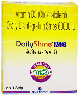 Dailyshine Md Mint Flavour Sugar Free Disintegrating Strip 1