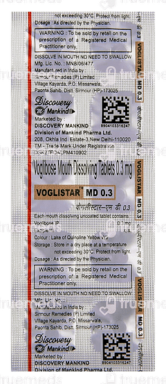Voglistar Md 0.3 Tablet 10