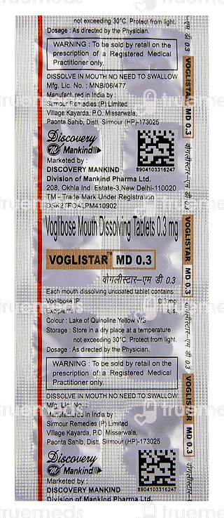 Voglistar Md 0.3 Tablet 10