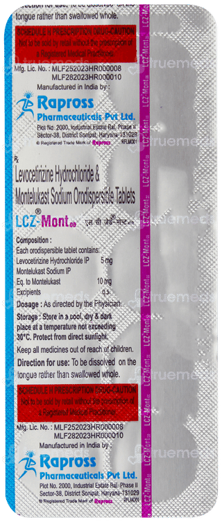 Lcz Mont Od Tablet 10