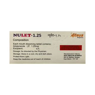Nulet 1.25 MG Tablet 10