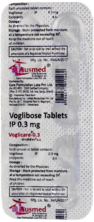 Voglicare 0.3 Mg Tablet 10