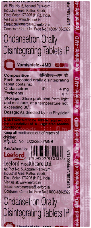 Vomishield 4md Tablet 10