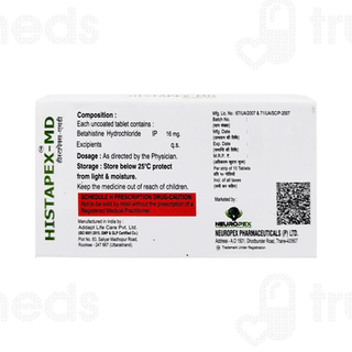 Histapex Md Tablet 10