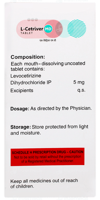 L Cetriver 5 Md Tablet 10