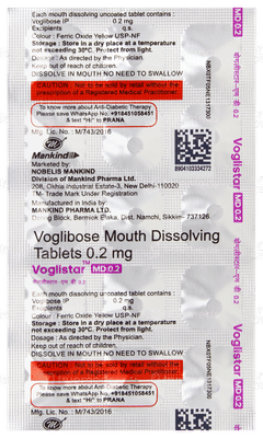 Voglistar Md 0.2 Tablet 15