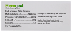 Meconext Pineapple Flavour Sugar Free Tablet 10