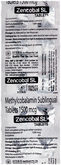 Zencobal Sl Tablet 10