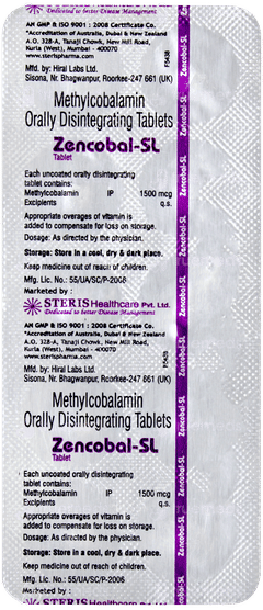 Zencobal Sl Tablet 10