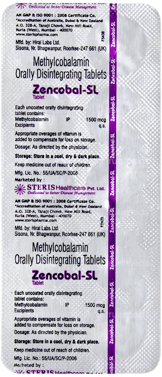 Zencobal Sl Tablet 10