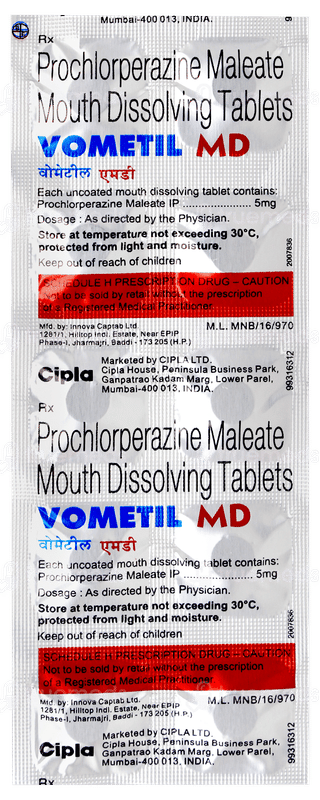 Vometil Md Tablet 10