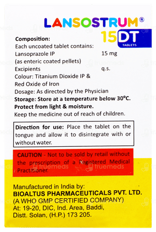 Lansostrum 15 Dt Tablet 15
