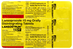 Lansostrum 15 Dt Tablet 15 Lansostrum 15 Dt Tablet 15