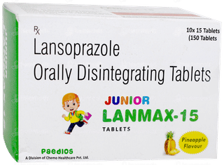 Junior Lanmax 15 Pineapple Flavour Tablet 15