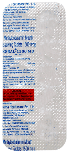 Kebal 1500 Md Tablet 10 Kebal 1500 Md Tablet 10