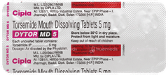 Dytor Md 5 Tablet 10