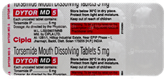 Dytor Md 5 Tablet 10 Dytor Md 5 Tablet 10