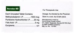 Neurodax Md Tablet 10