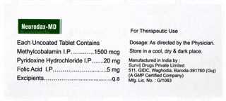 Neurodax Md Tablet 10